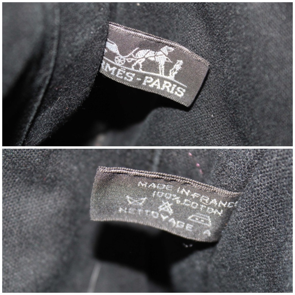 Y2K Hermes Black Canvas Messenger Bag plus FREEBIE - Picture 10 of 12
